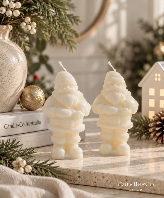 Classic Santa Claus Candle – Handmade Soy Christmas Candle