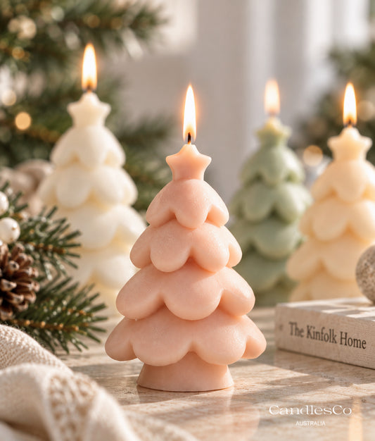 Winter Whisper Tree Candle