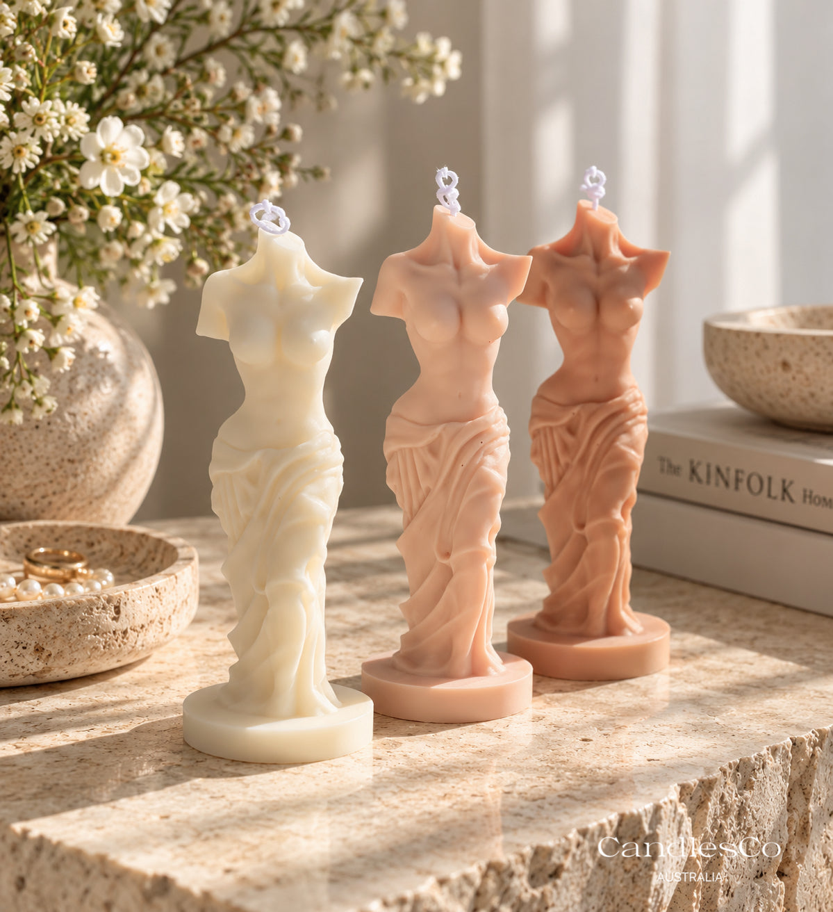Venus Goddess Candle – Female Body Sculptural Soy Candle
