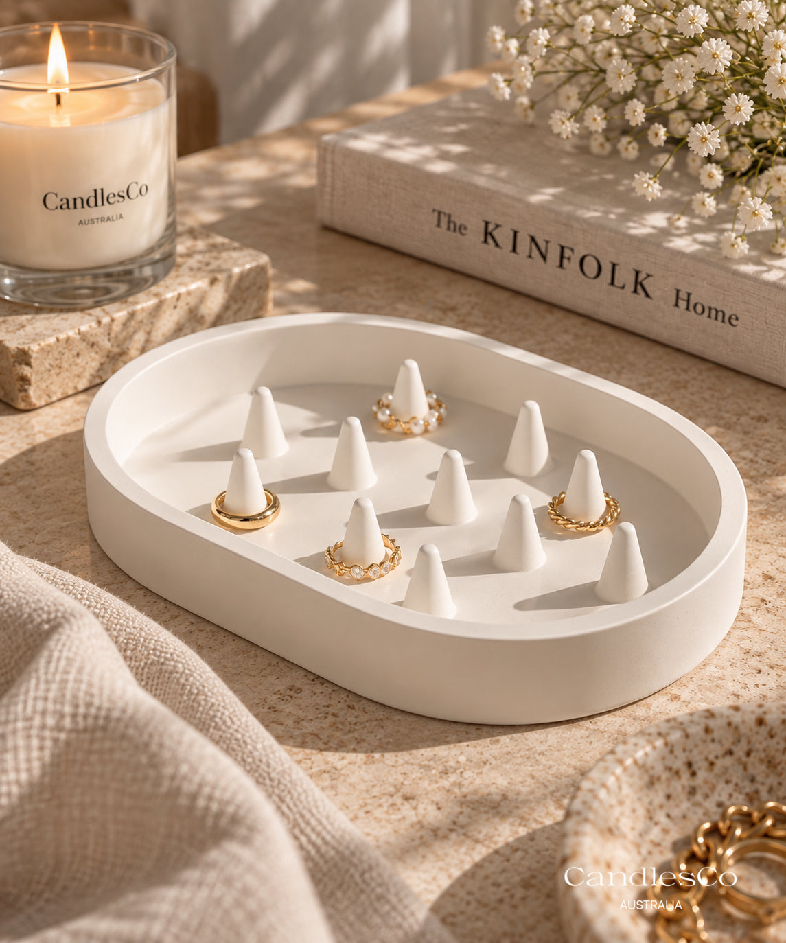 Multi Ring Holder Tray | Handmade Jewellery Organiser