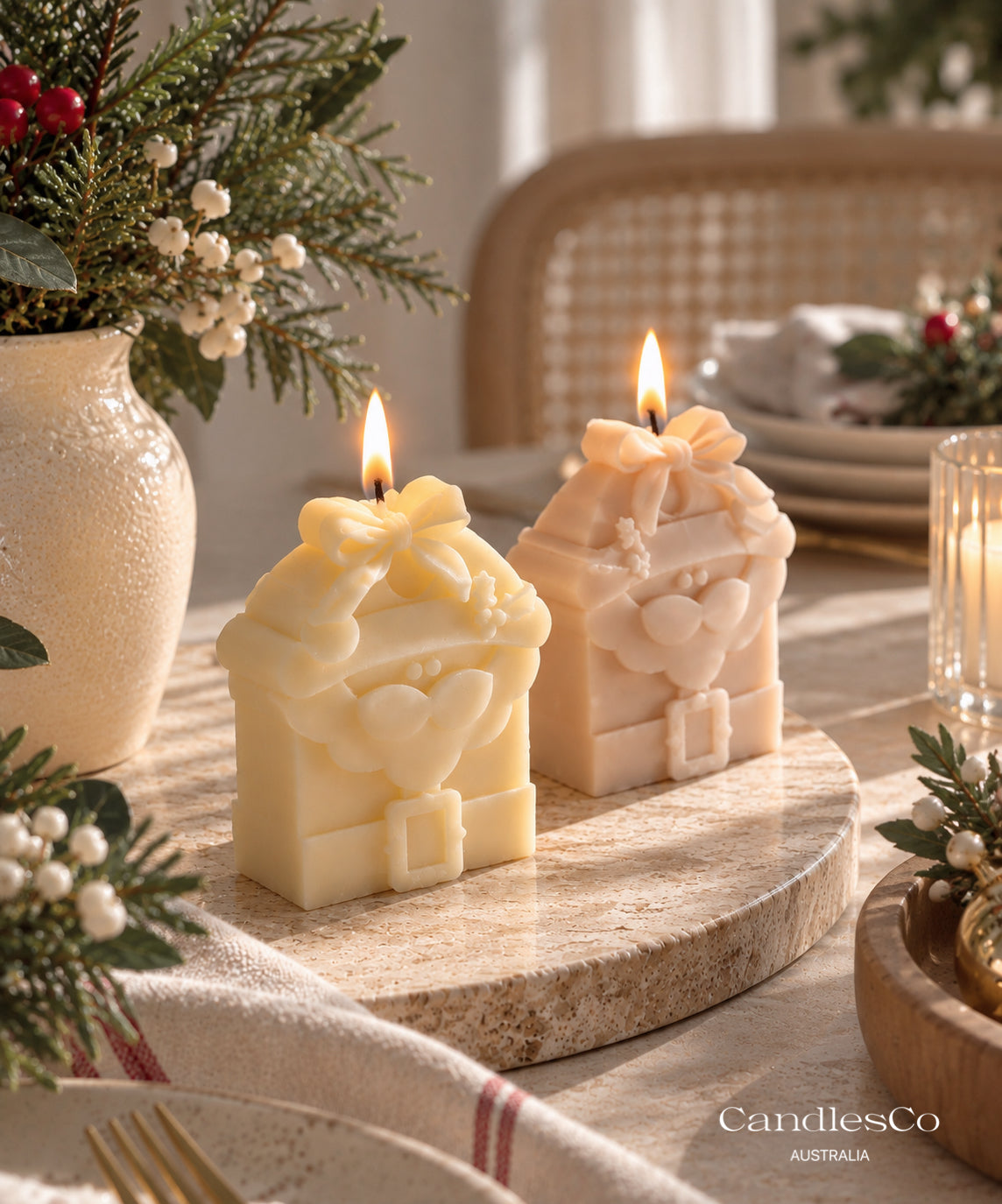 Santa Candle