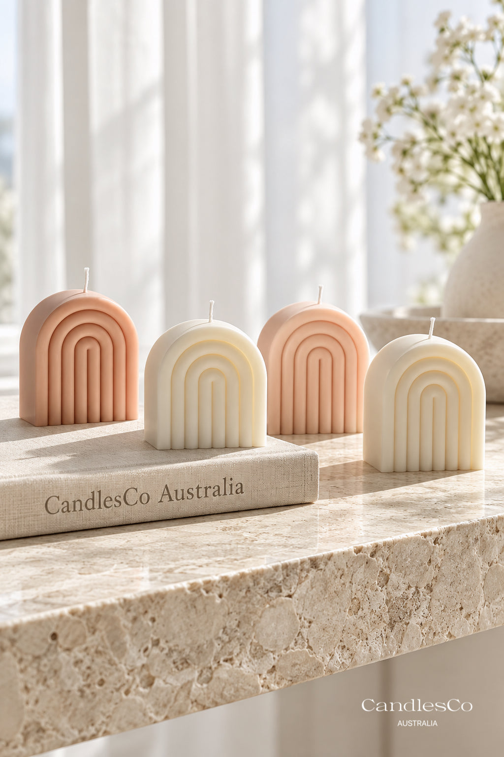 Rainbow Arch Candle – Handmade Soy Nursery Candle