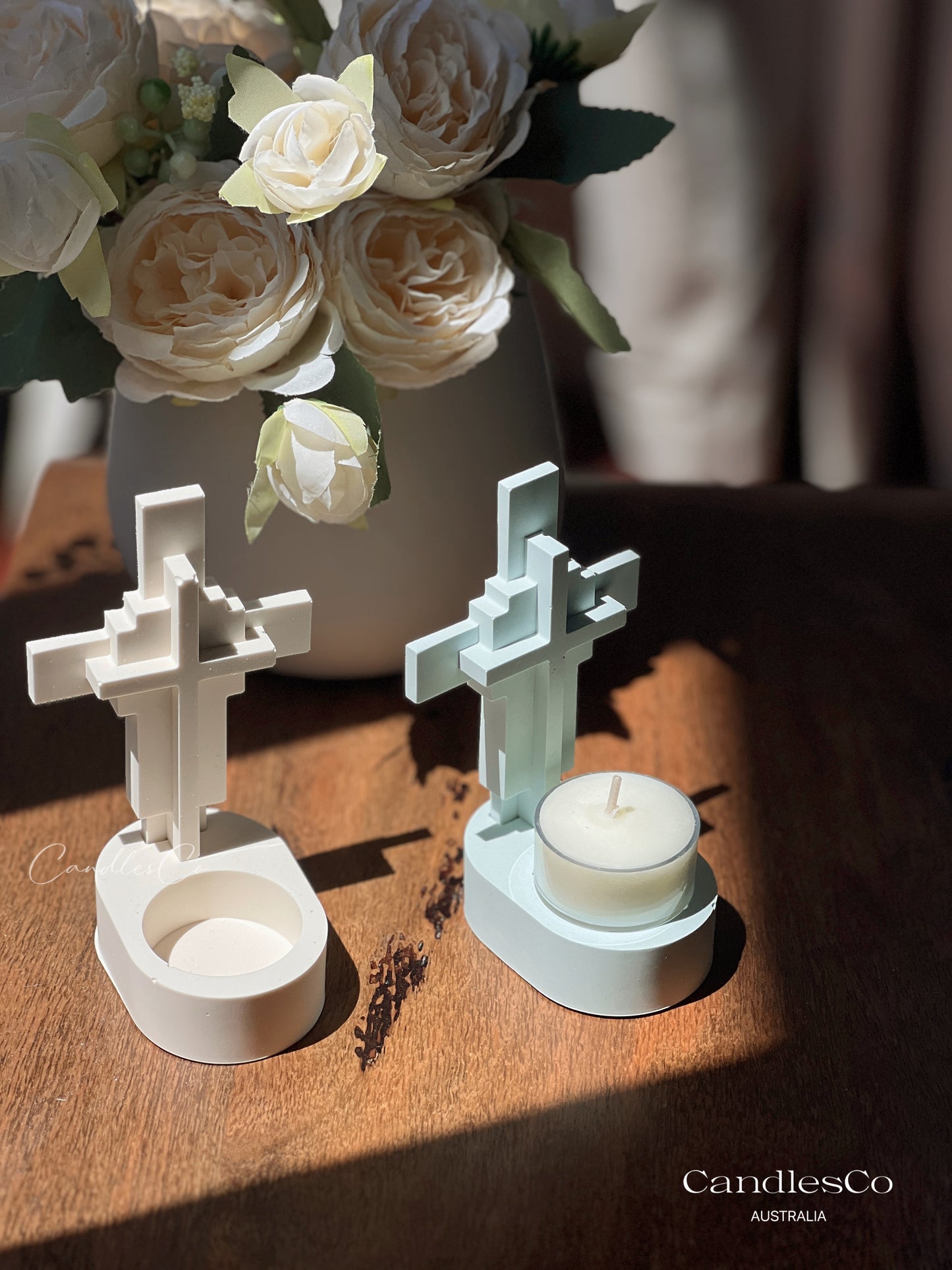 Cross Tealight Holder