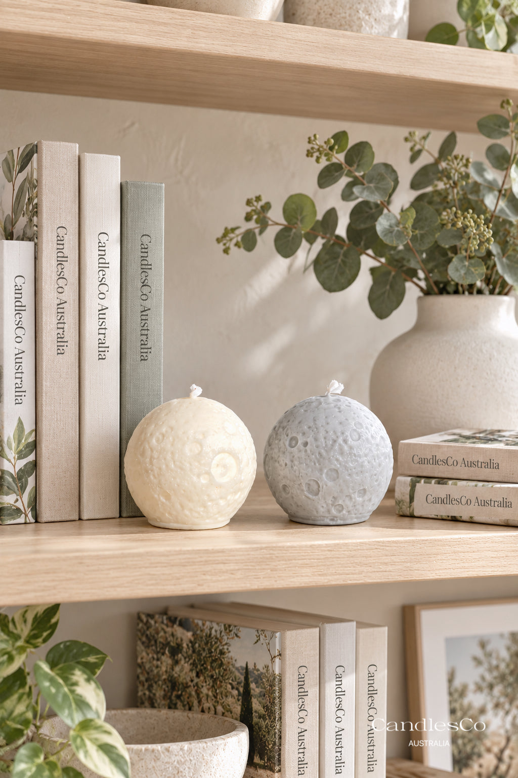 Moon Sphere Candle – Handmade Lunar Moon Soy Candle | Celestial Home Décor