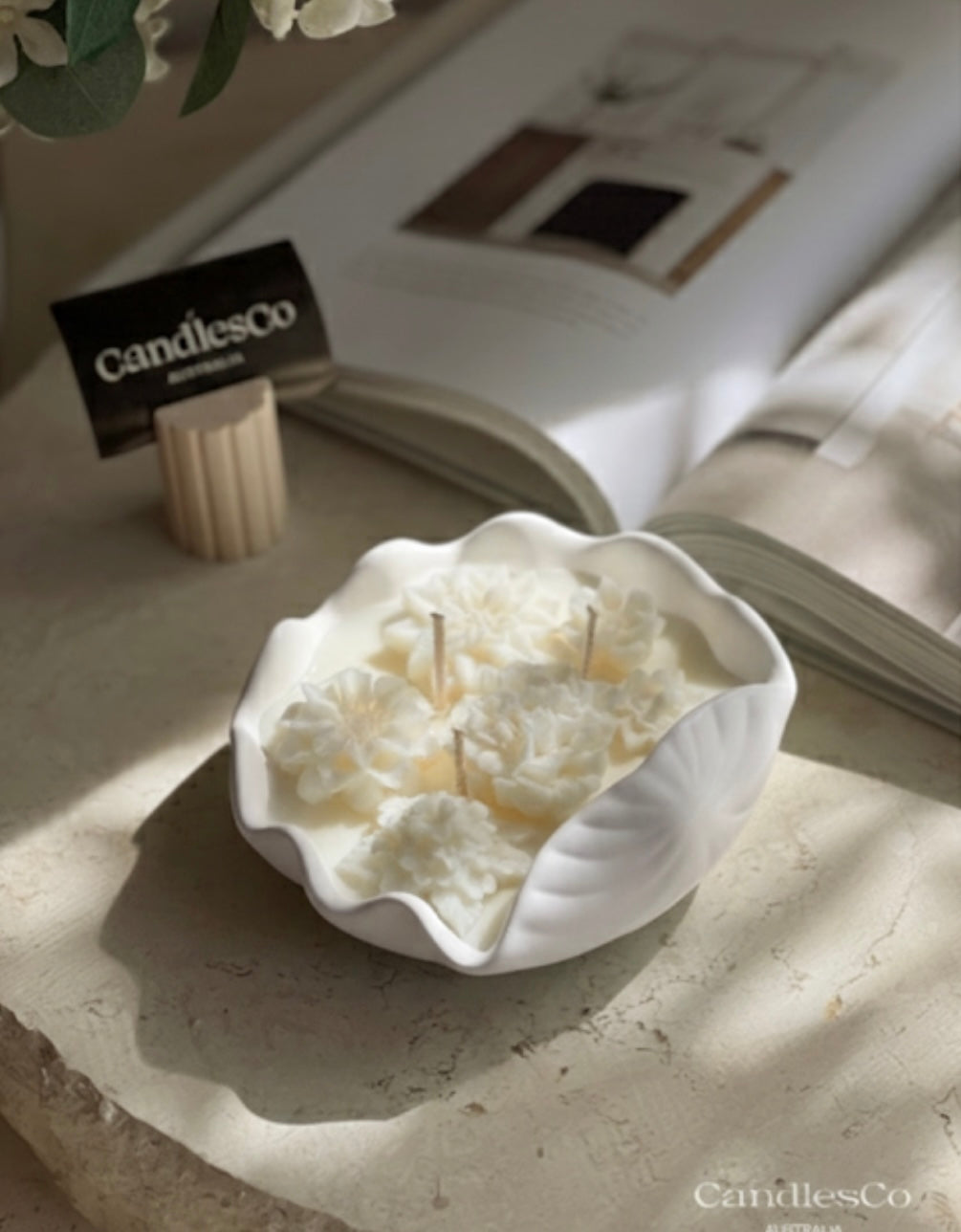 Seashell Vessel Candle