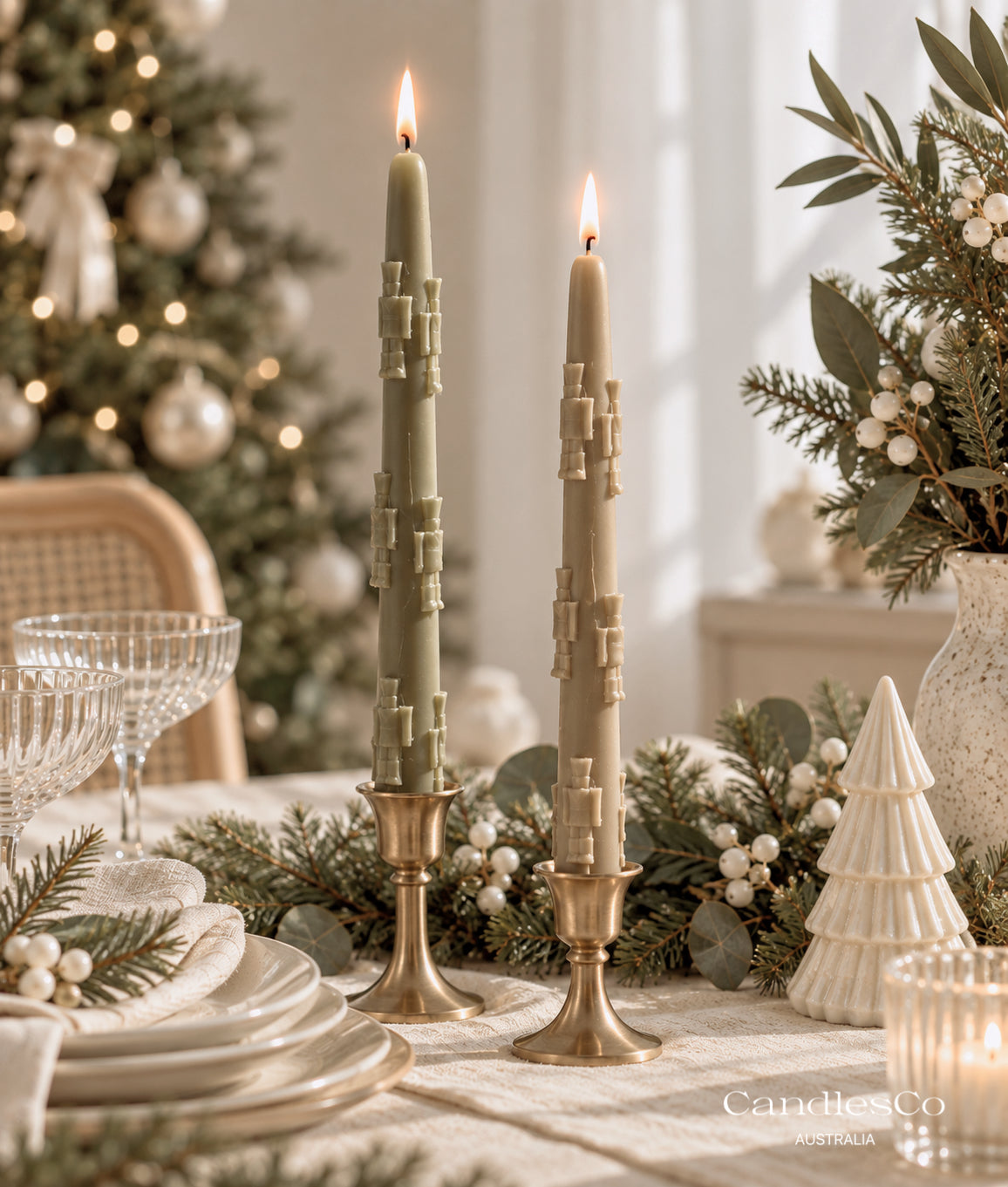 Nutcracker Taper Candle