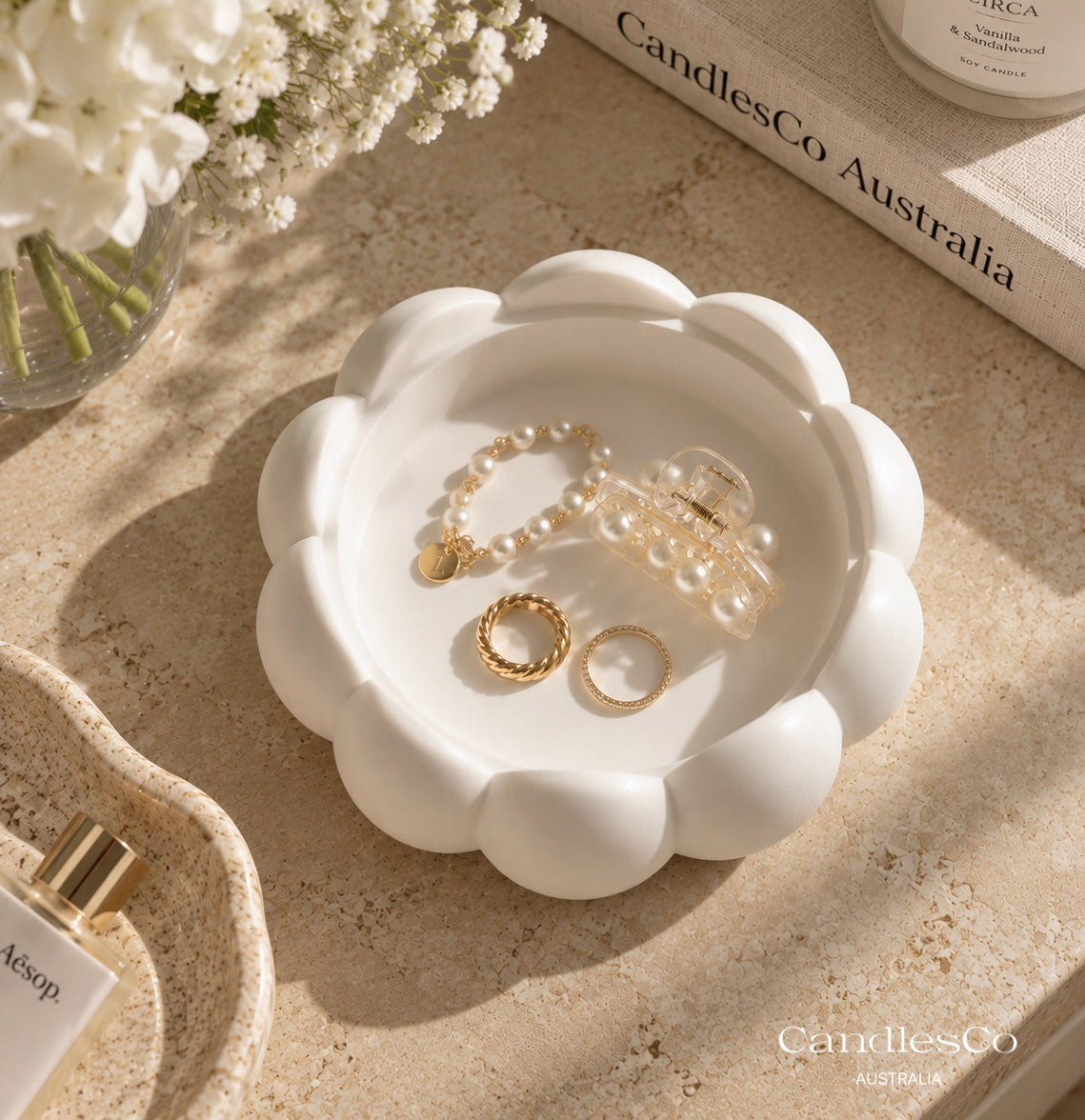 Flower Trinket Tray | Handmade Jewellery Dish