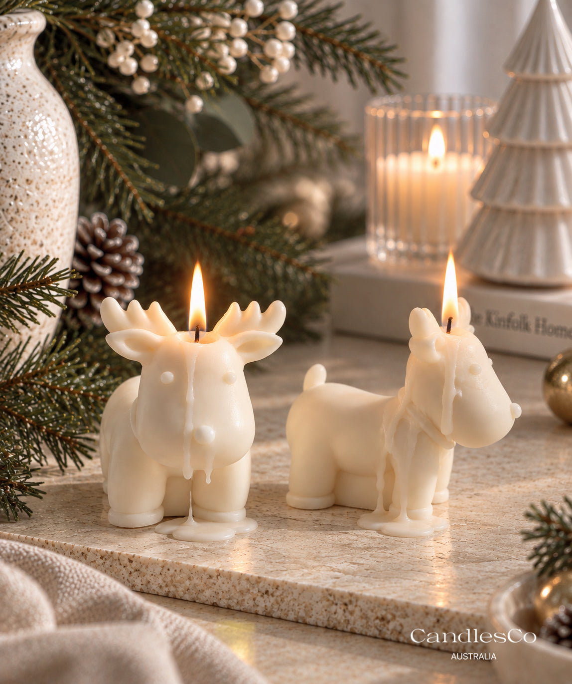 Reindeer Candle