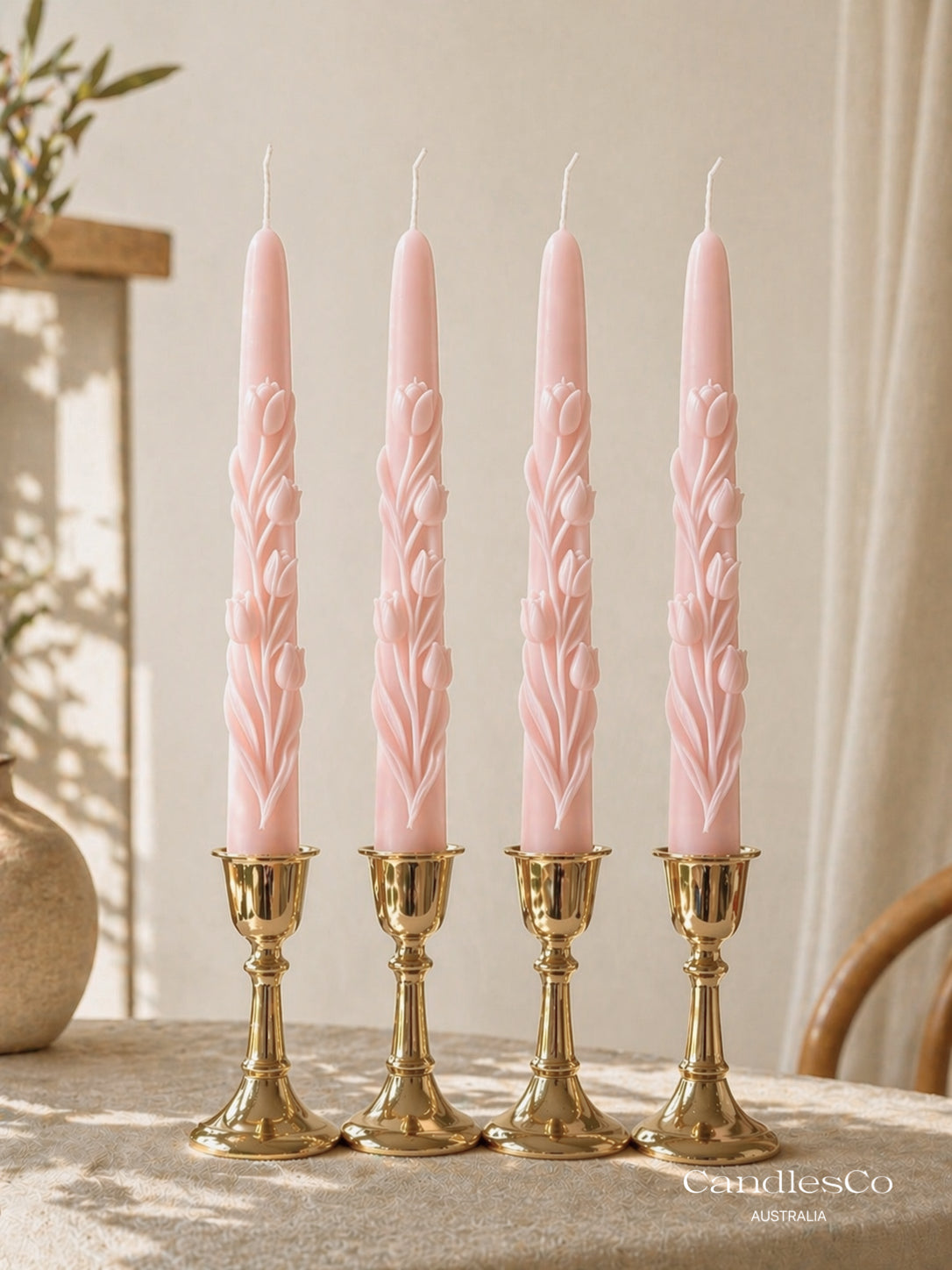 Tulip Taper Candle