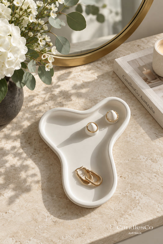 Abstract Trinket Tray | Handmade Sculptural Jewellery Dish