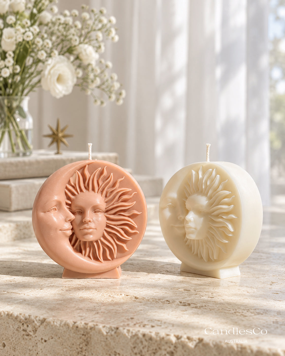 Moon and Sun Candle