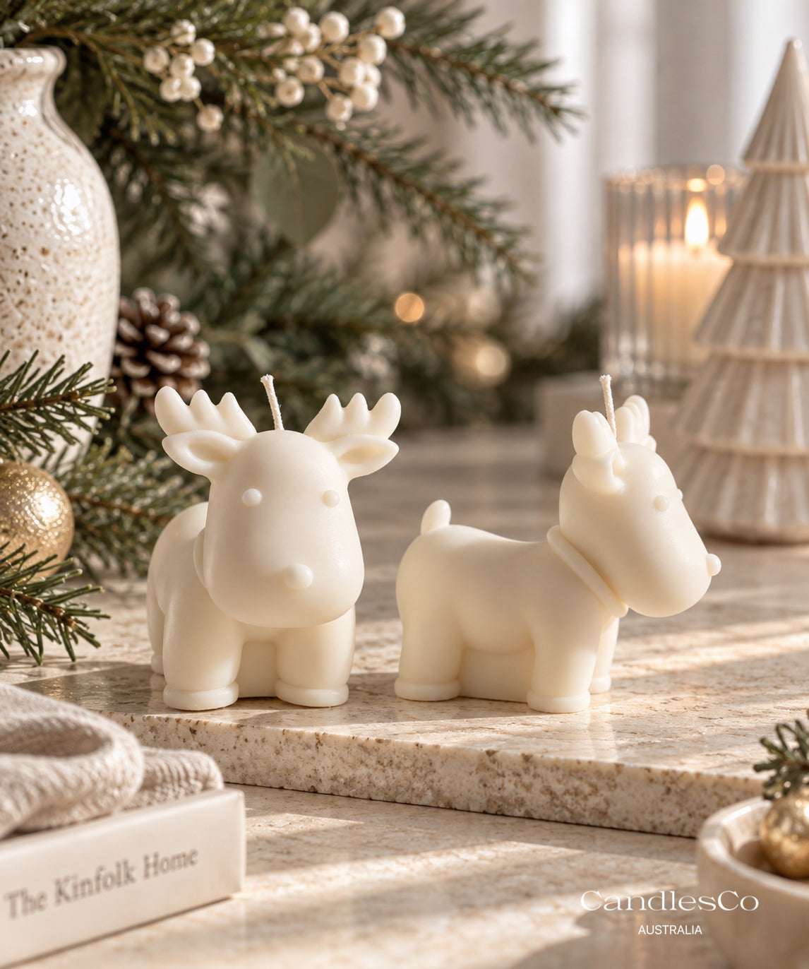 Reindeer Candle
