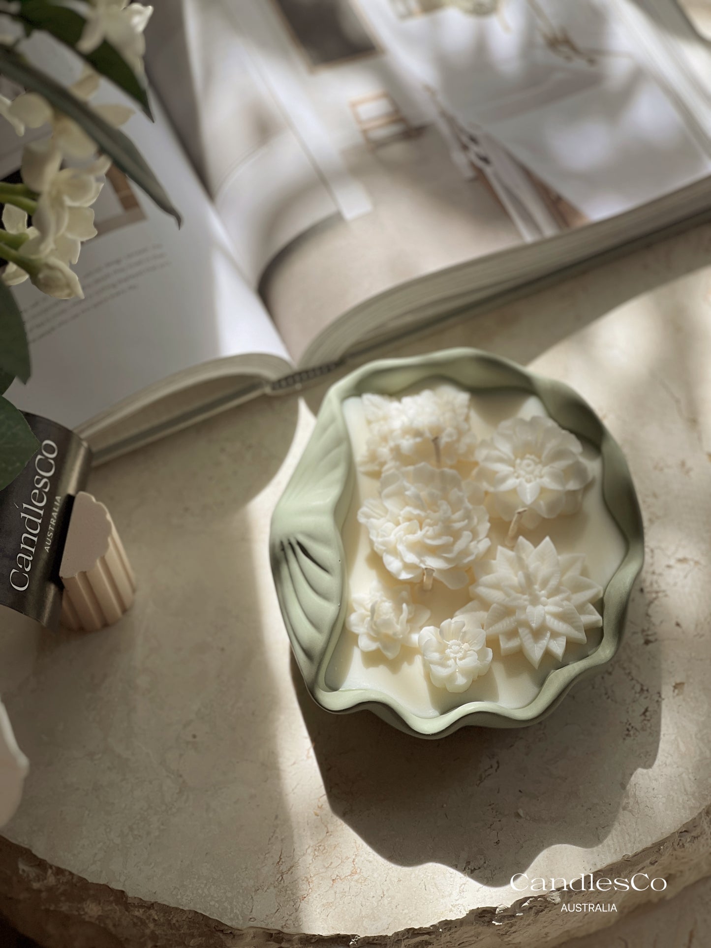 Seashell Vessel Candle