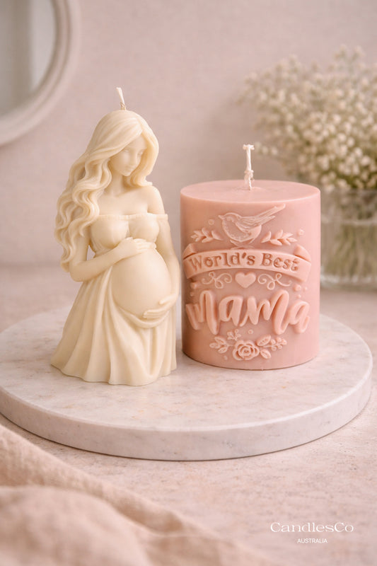 Worlds Best Mama Candle
