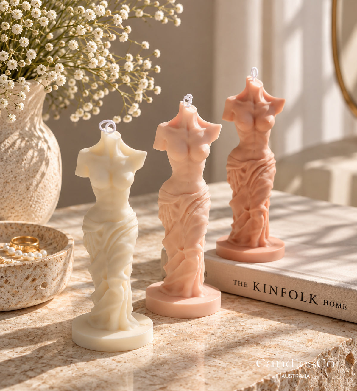 Venus Goddess Candle – Female Body Sculptural Soy Candle