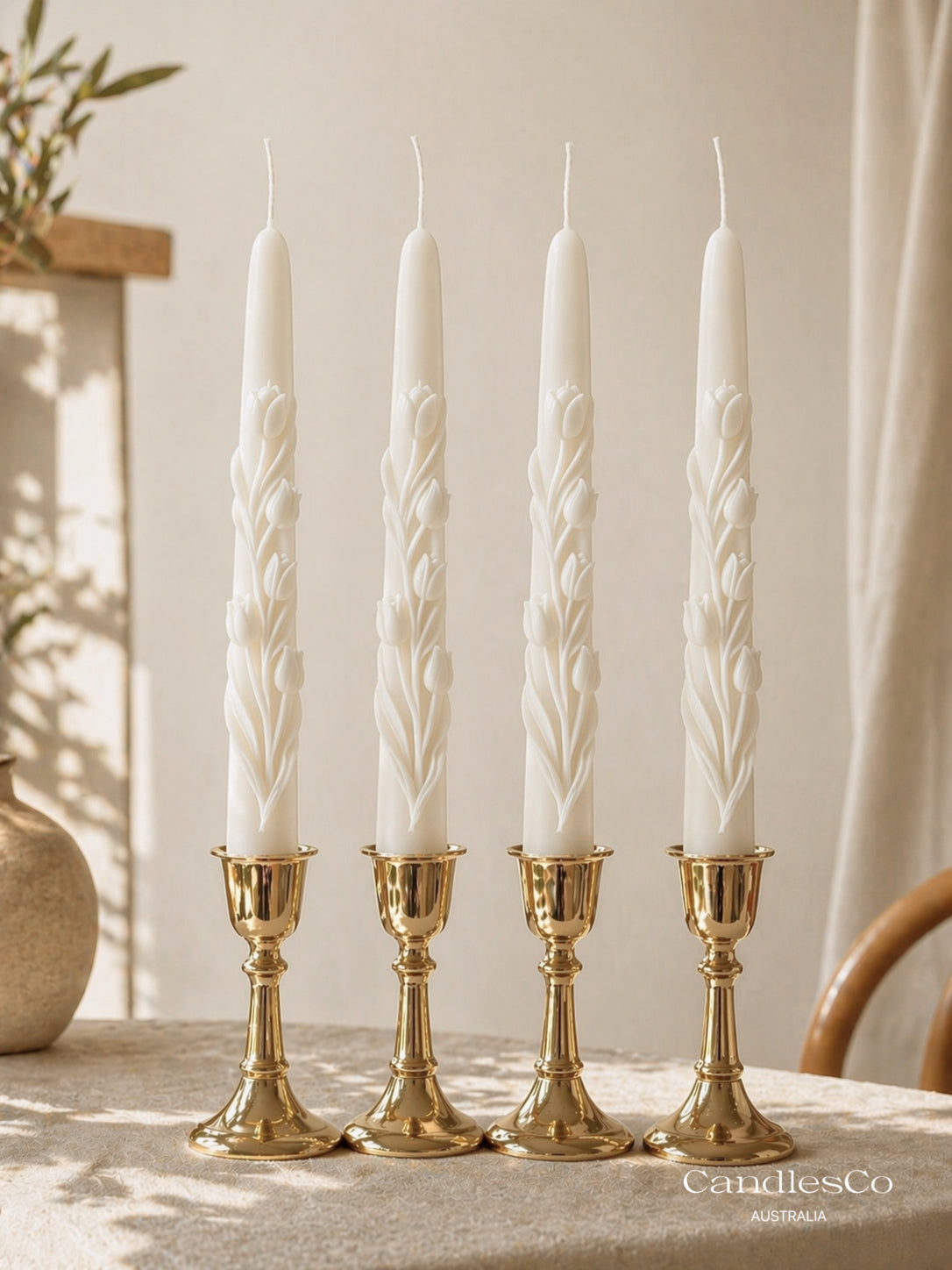 Tulip Taper Candle