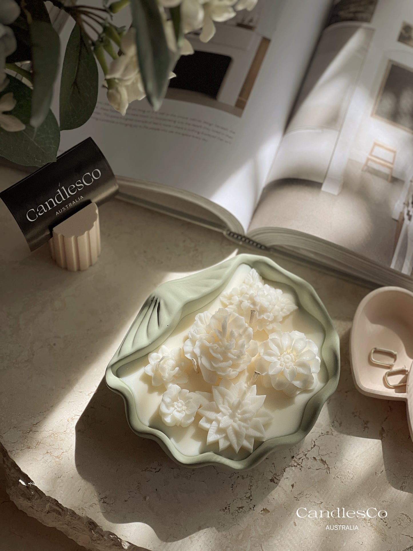 Seashell Vessel Candle