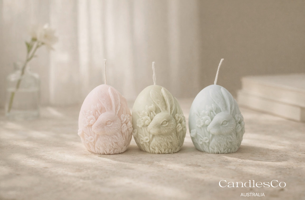 Bunny Egg Candle