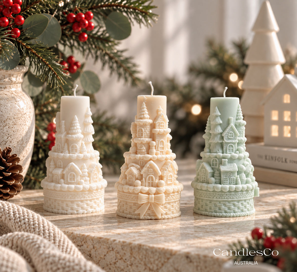 Christmas Castle Candle