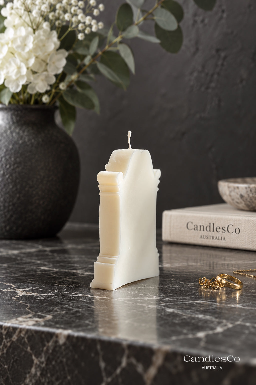 Romantic Lovers Arch Candle – Handmade Couple Sculptural Soy Candle | Wedding & Anniversary Gift