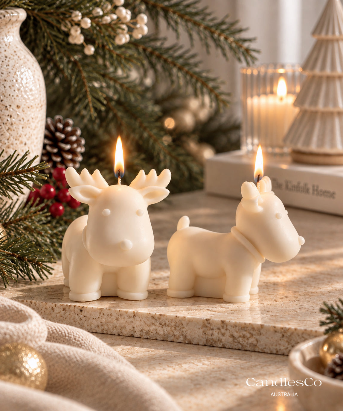 Reindeer Candle