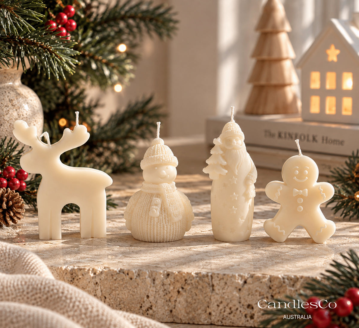 Snowman Candle
