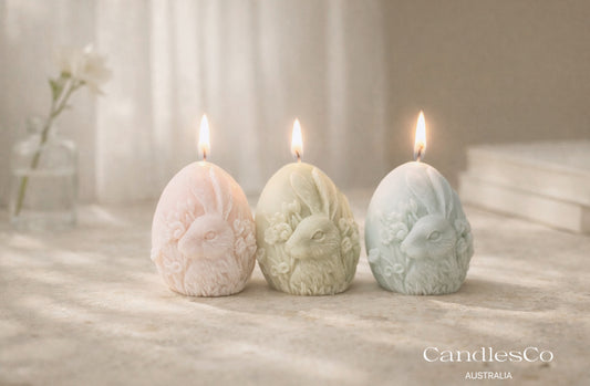 Bunny Egg Candle