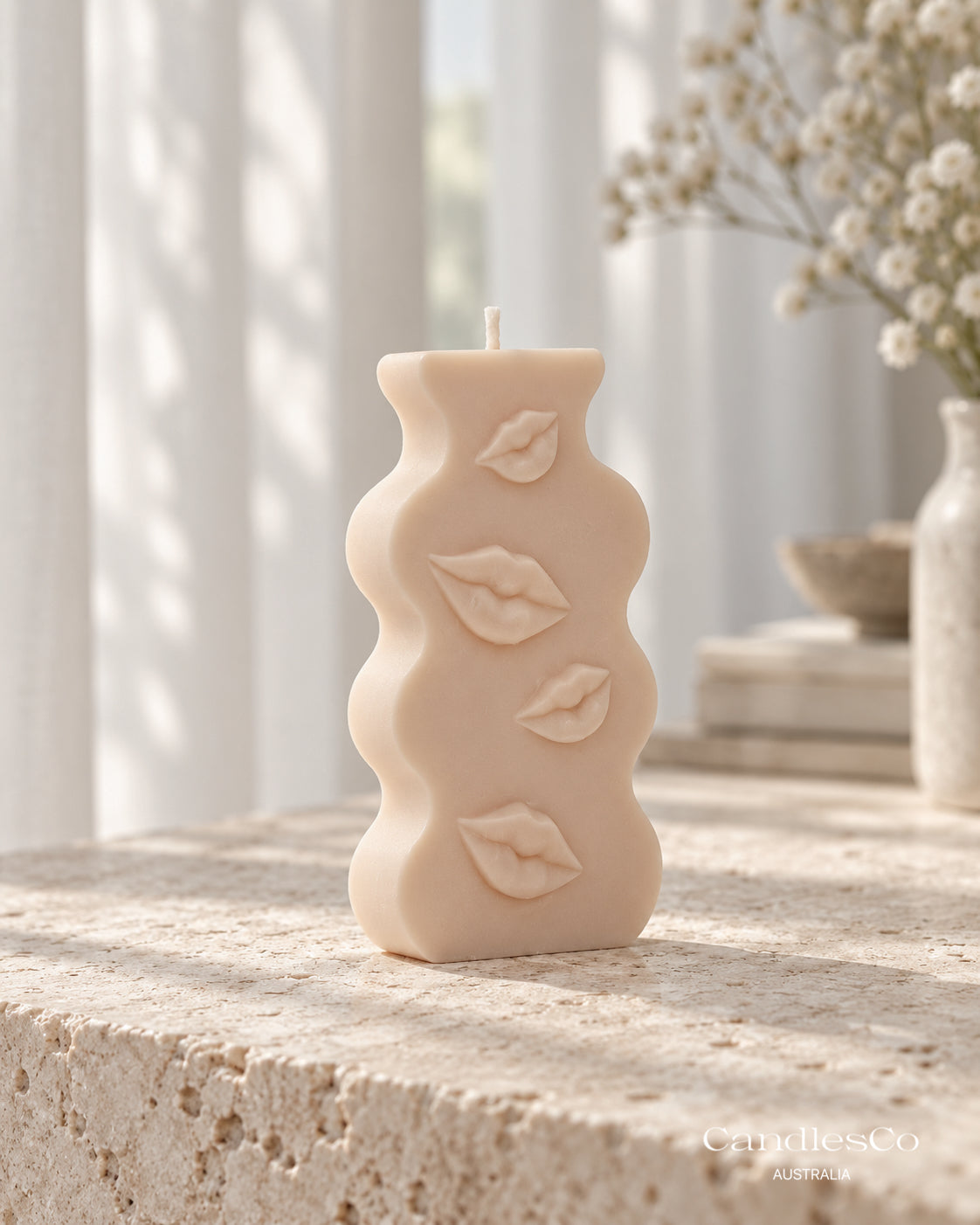 Kiss Me Sculptural Candle
