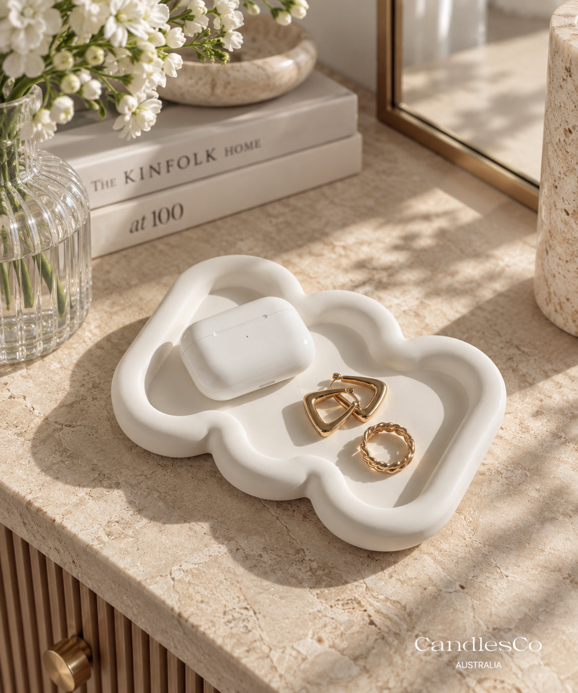 The Ripple | Wavy Sculptural Trinket Tray