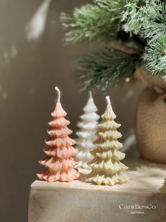 Ruffle Tree Candle