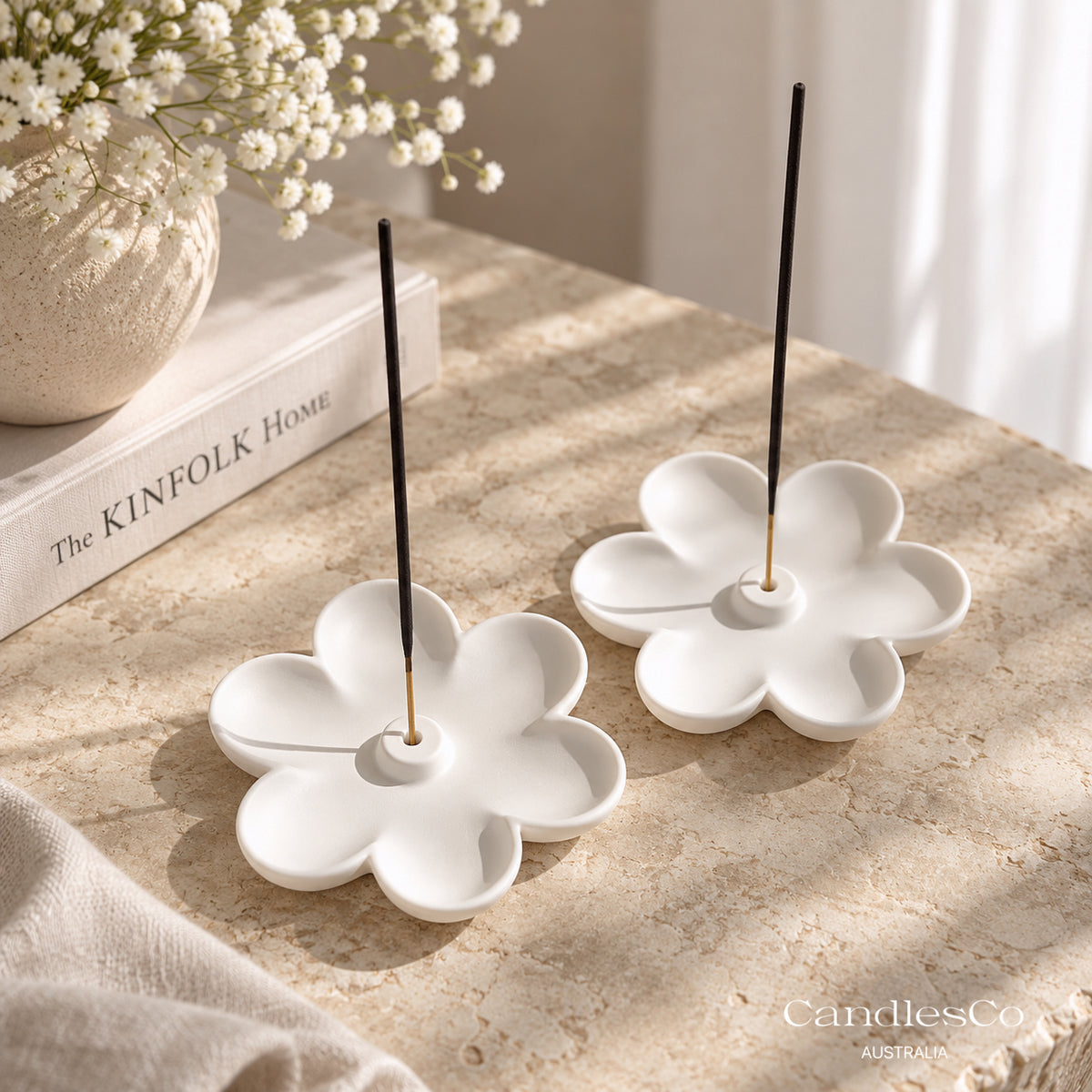 Flower Incense Stick Holder | Handmade Incense Holder