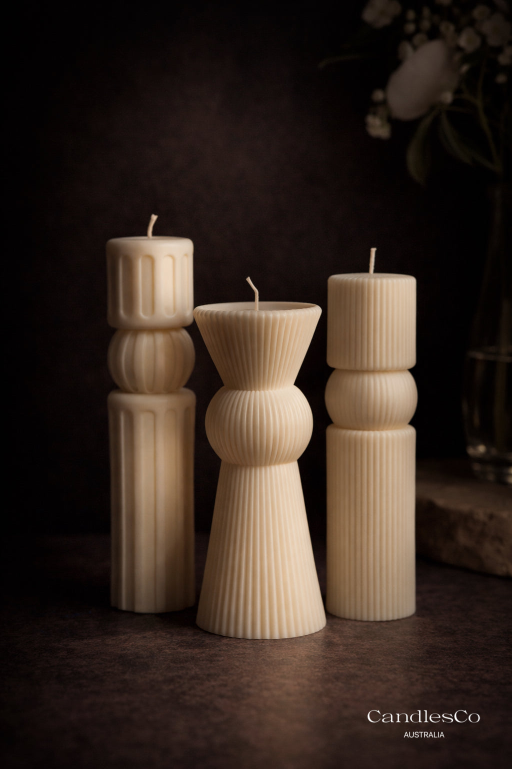 Atelier Fluted Sculpt Candle