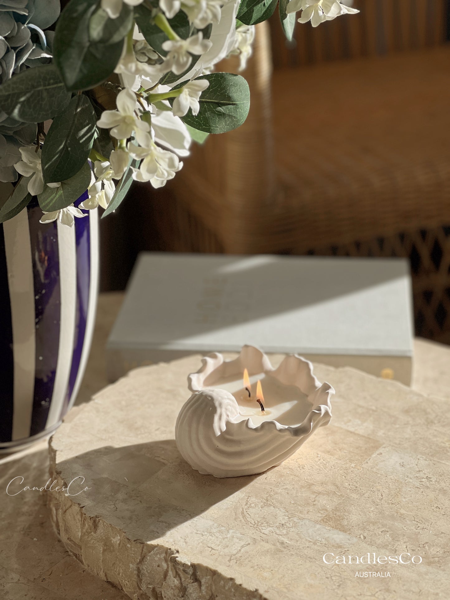 Shell Vessel Candle