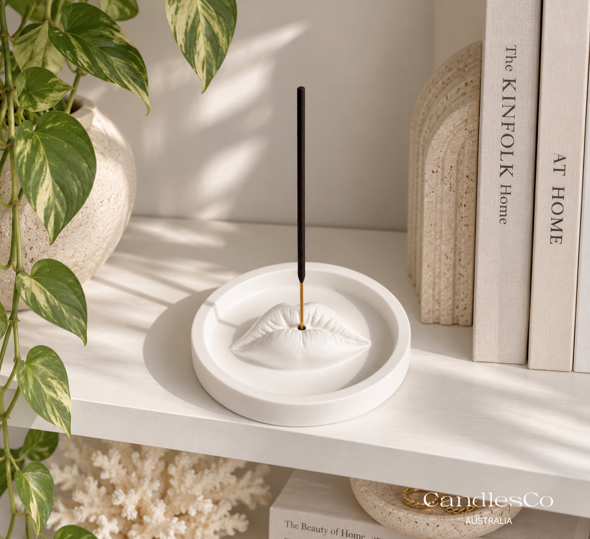 Lips Incense Stick Holder | Handmade Incense Tray