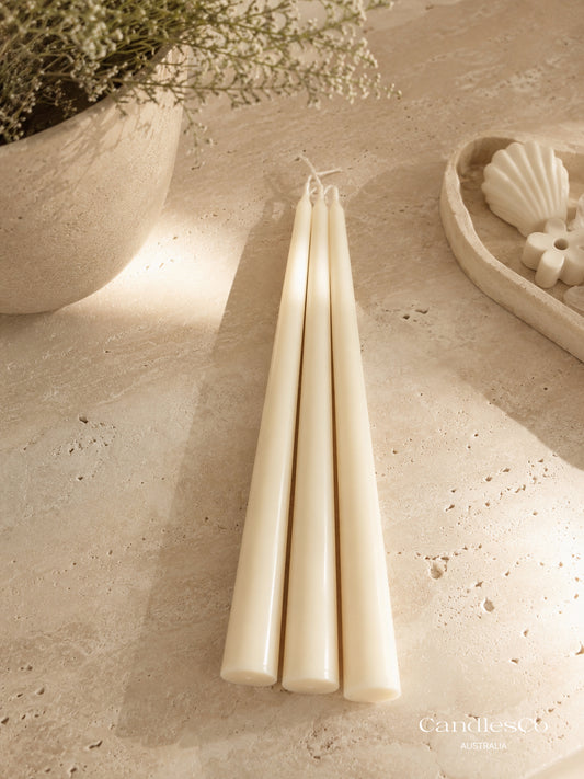 3 Piece Taper Candle Set