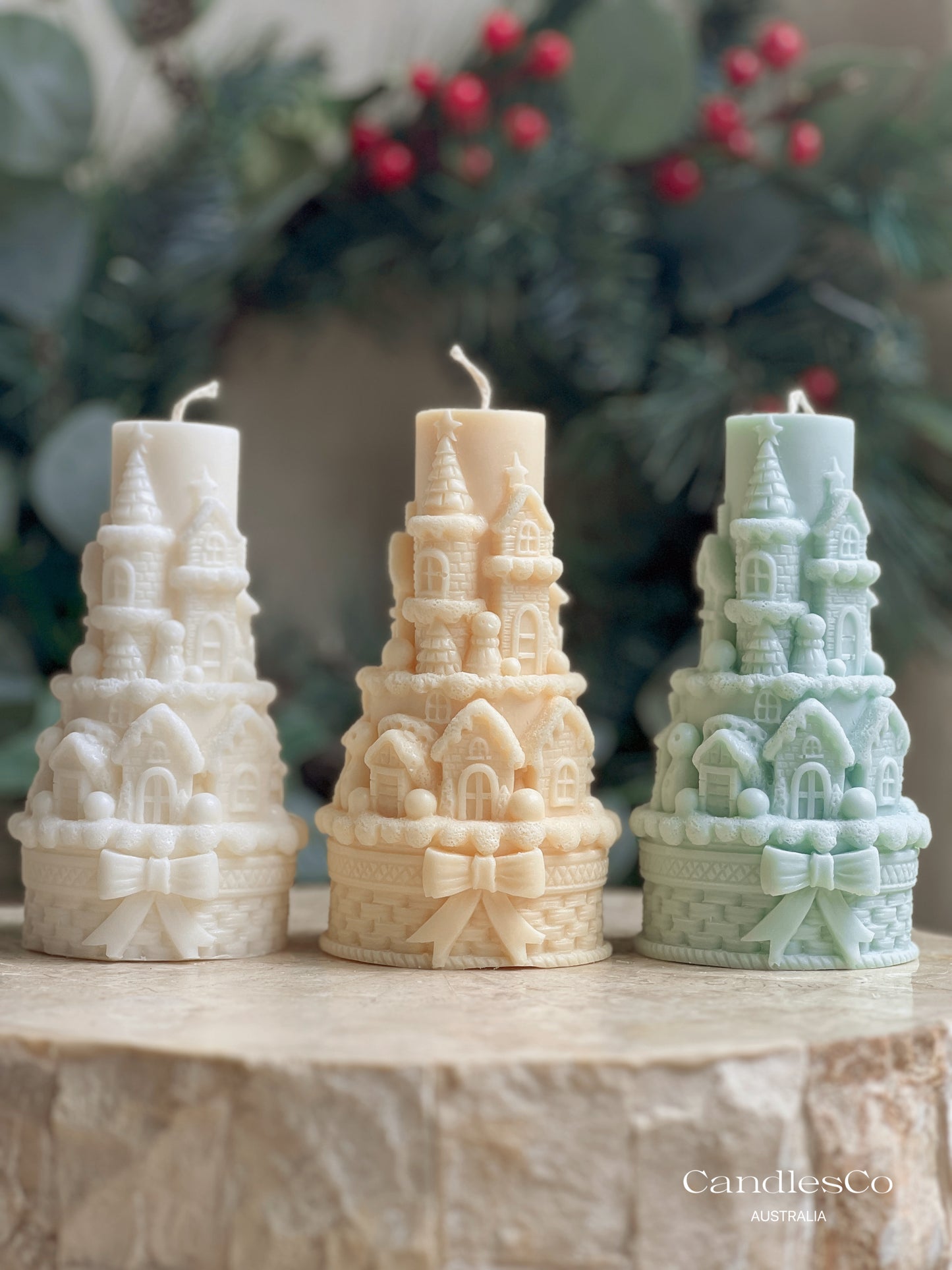 Christmas Castle Candle