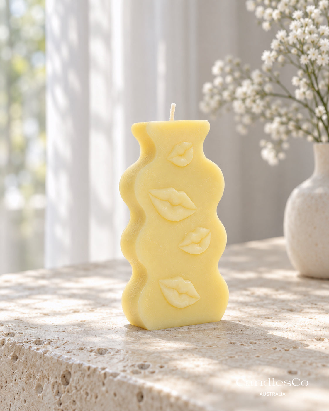 Kiss Me Sculptural Candle