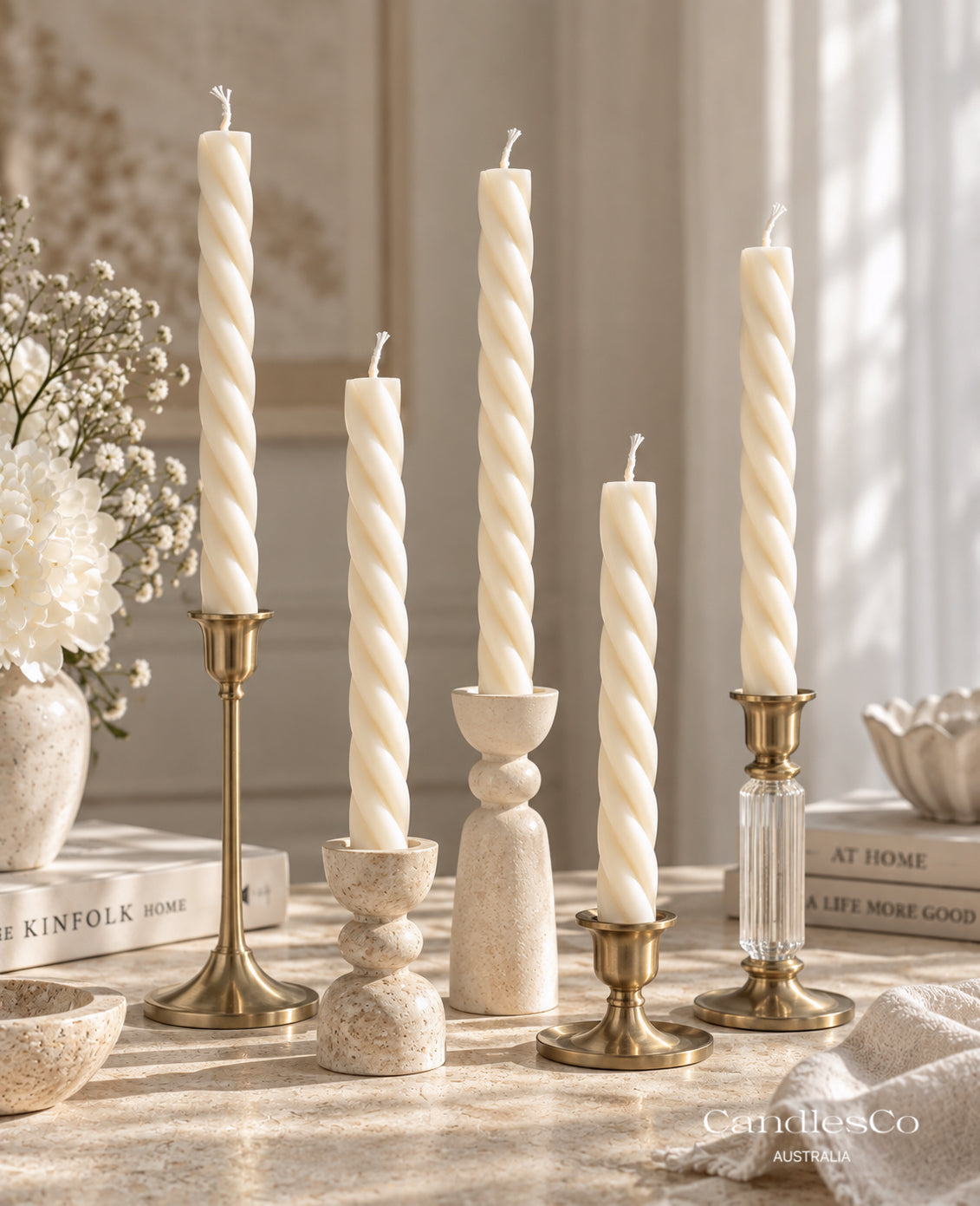 Twisted Taper Candle