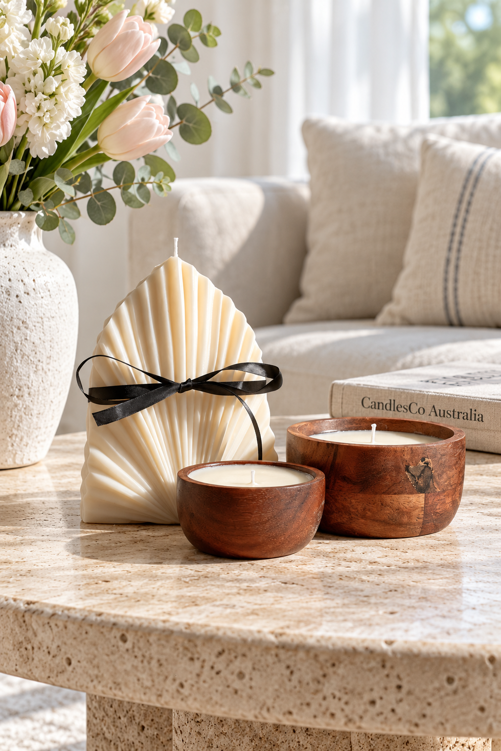 Palm Leaf Candle