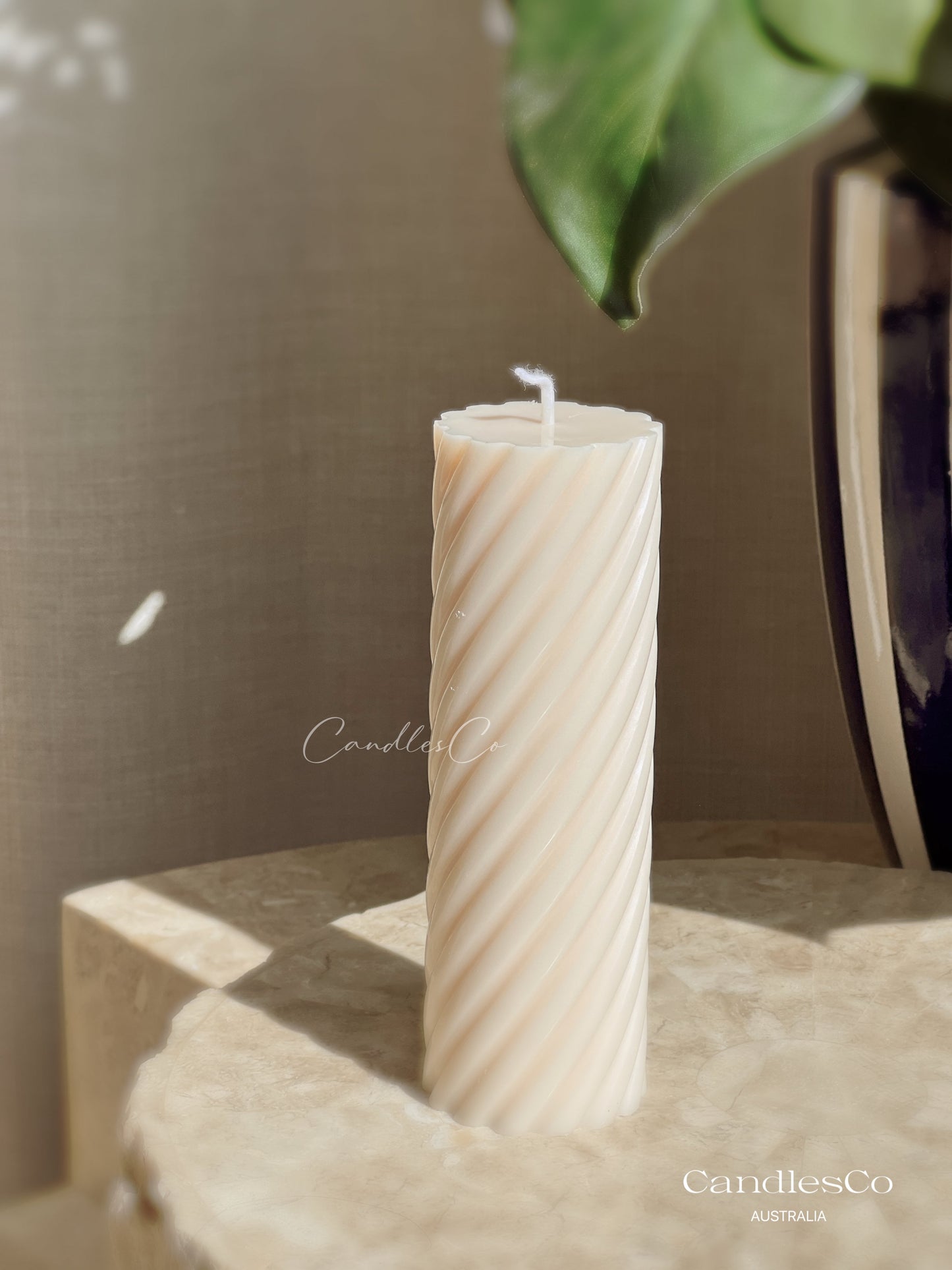 Élan Twist Pillar Candle