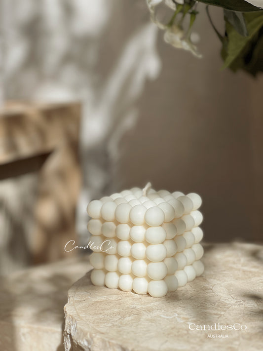 Medium Bubble Cube Candle